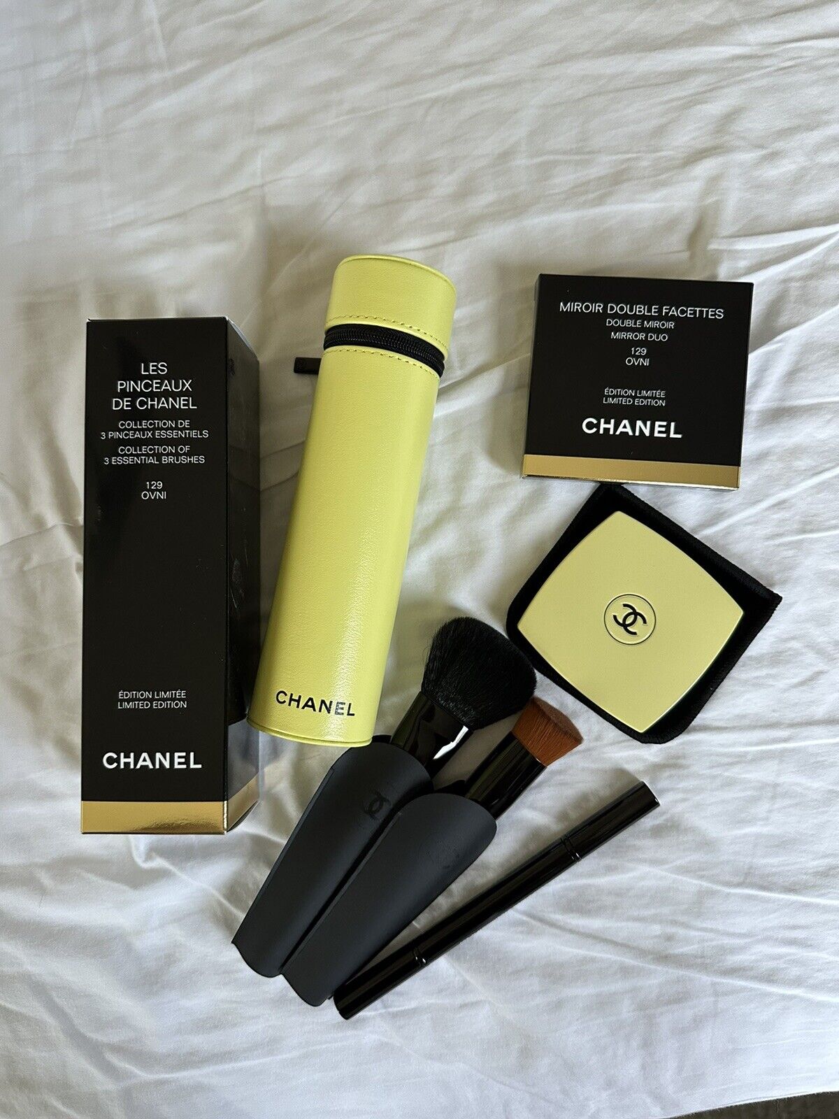 Chanel Codes Couleurs Ovni Brush Set and Mirror Compact NIB