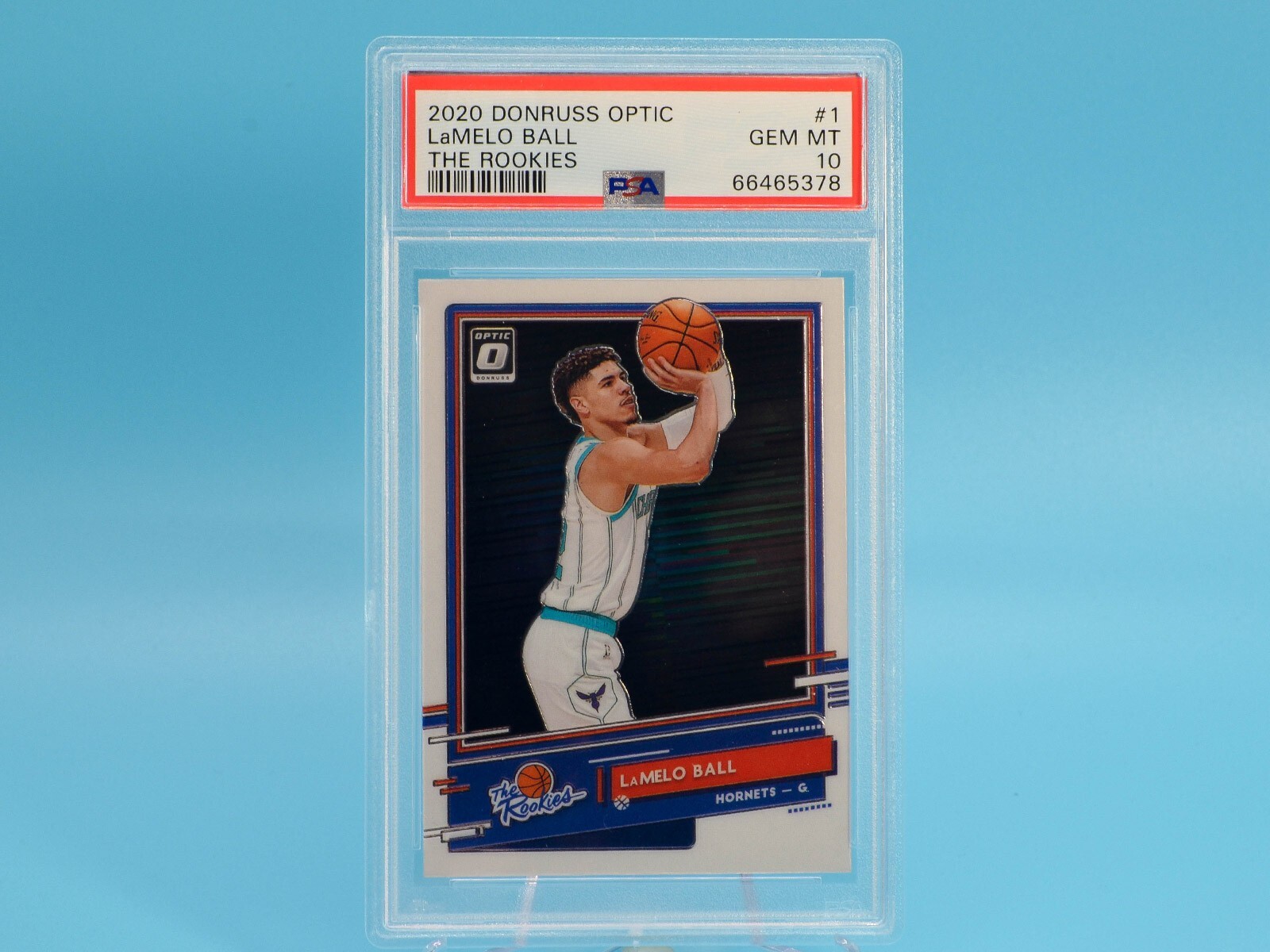 2020-21 Panini Donruss Optic LAMELO BALL The Rookies #1 • PSA 10 Gem Mint