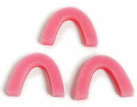 Keystone Pink wax bite blocks, box of 100 bite blocks 1880240