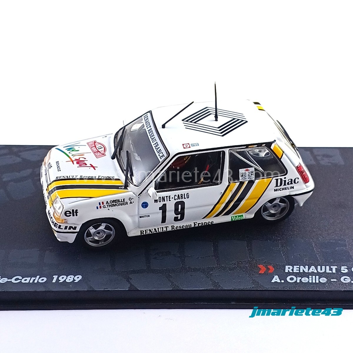 FLY Renault 5 GT Turbo Rally Montecarlo 1989 - A. Oreille / G