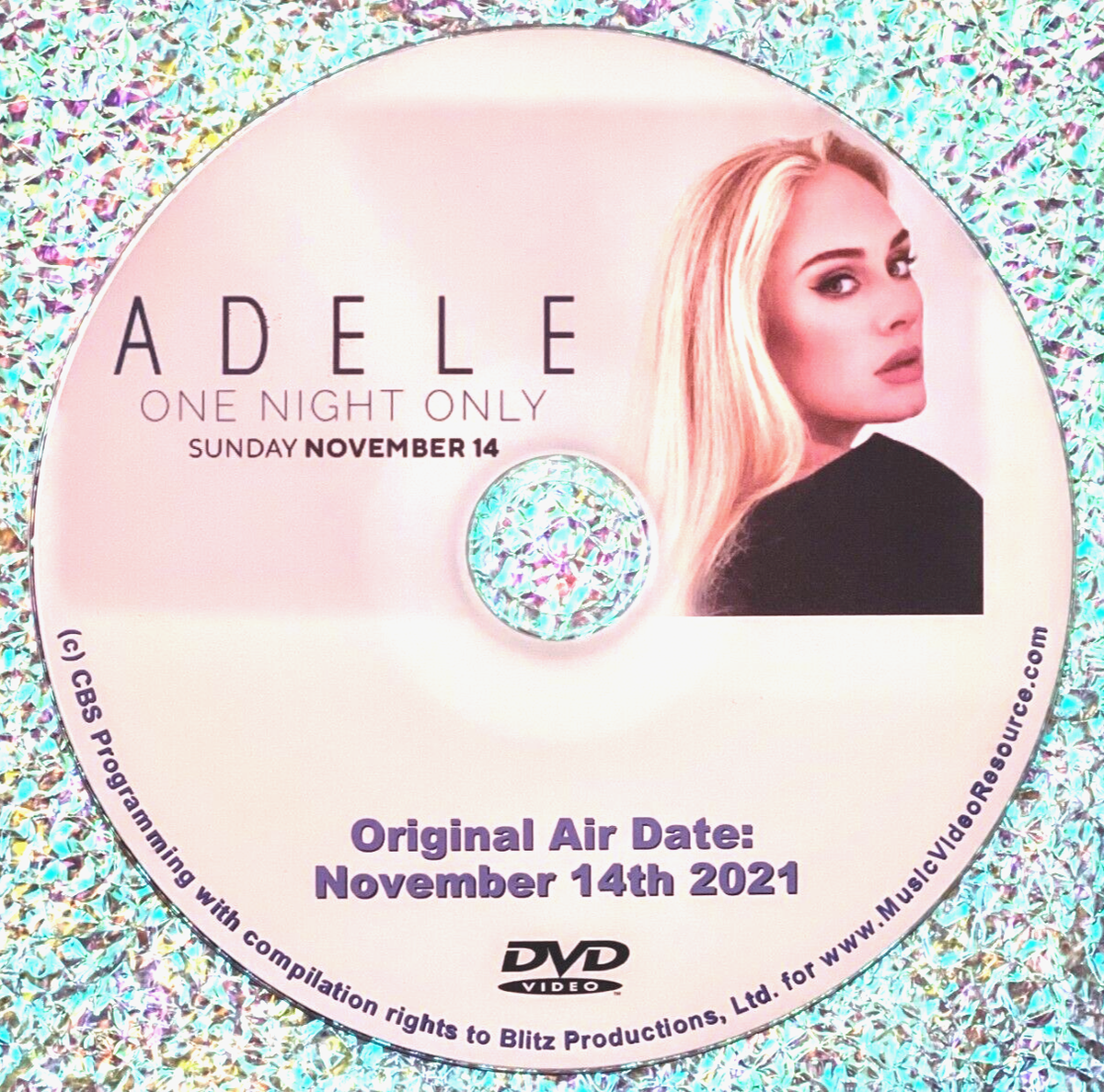 ADELE ONE NIGHT ONLY DVD (2021 Concert & Interview Special