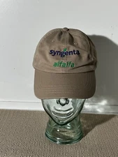 Vintage Syngenta Seeds Agricultural Hat Cap, Alfalfa - Khaki color, adjustable