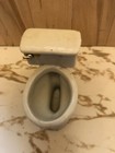 Ceramic Doll Furniture Bathroom White Bathtub, Sink and Toilet — photo 3