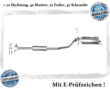 Auspuffanlage für Opel Agila B, Suzuki Splash 1.2 Bj.07-17 Auspuff Dichtung 