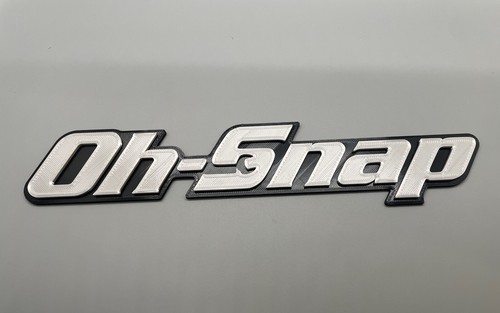 Oh-Snap Novelty 3D Printed Tool Box Badge. - Picture 5 of 5