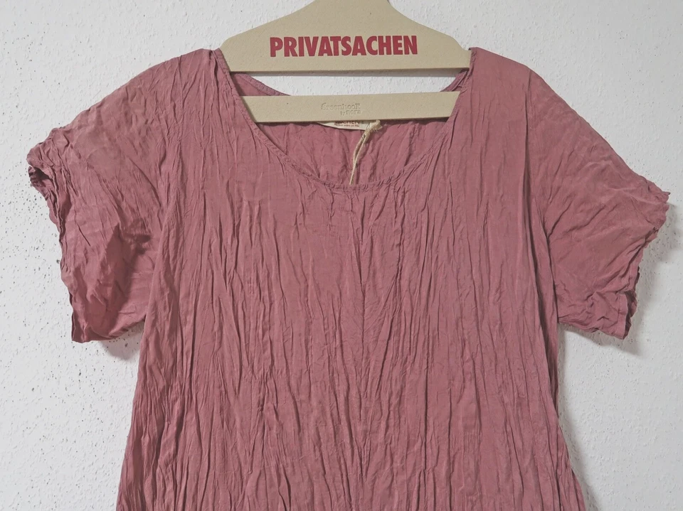 PRIVATSACHEN Crash Tunika Kleid 46-48 (2) Spitze Coutureseide 'rosenholz' - Bild 2 von 4