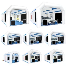 Bonooth Inflatable Paint Spray Booth Portable Airbrush Painting Tent Workstation