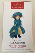 2024 Hallmark Keepsake Ornament ~ Madame Alexander ~ "Peacock Princess" ~ NIB