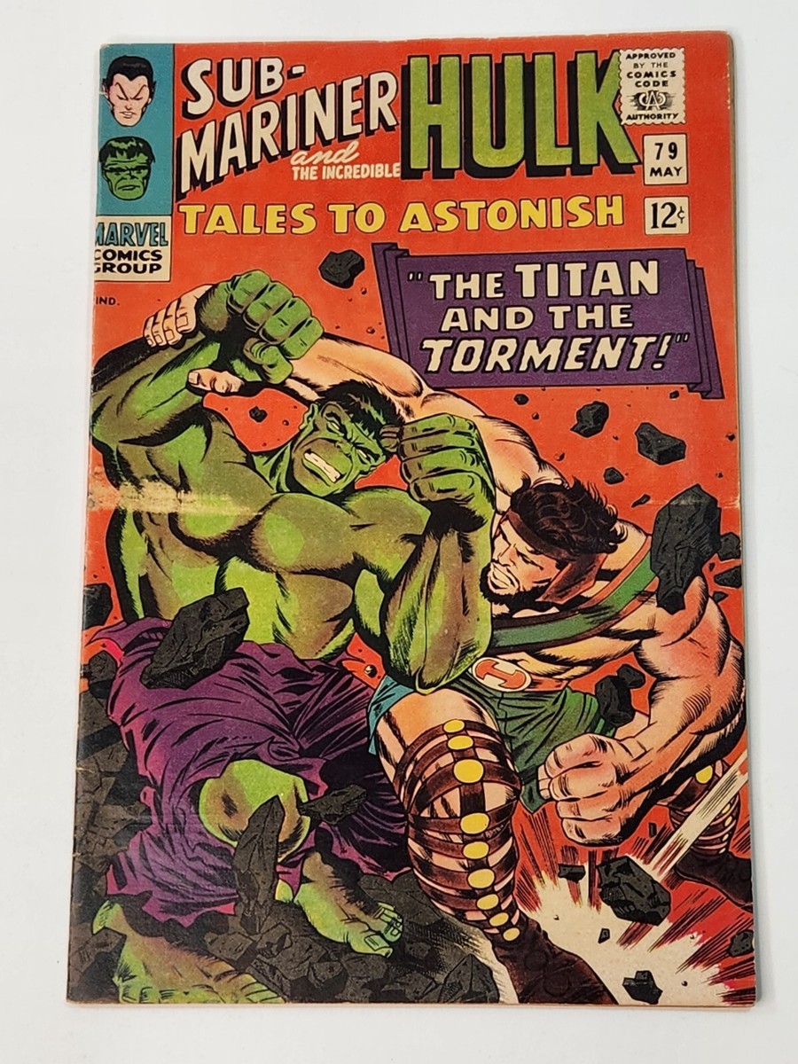 Tales to Astonish 79 Marvel Classic Hulk vs Hercules Battle Silver