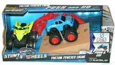 Playtek Stunt Wheels Friction Powered Engine Monster Truck ATV 5-pcs