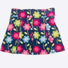 NWT GYMBOREE SMART AND SWEET NAVY CORDUROY FLORAL SKIRT  Size 9