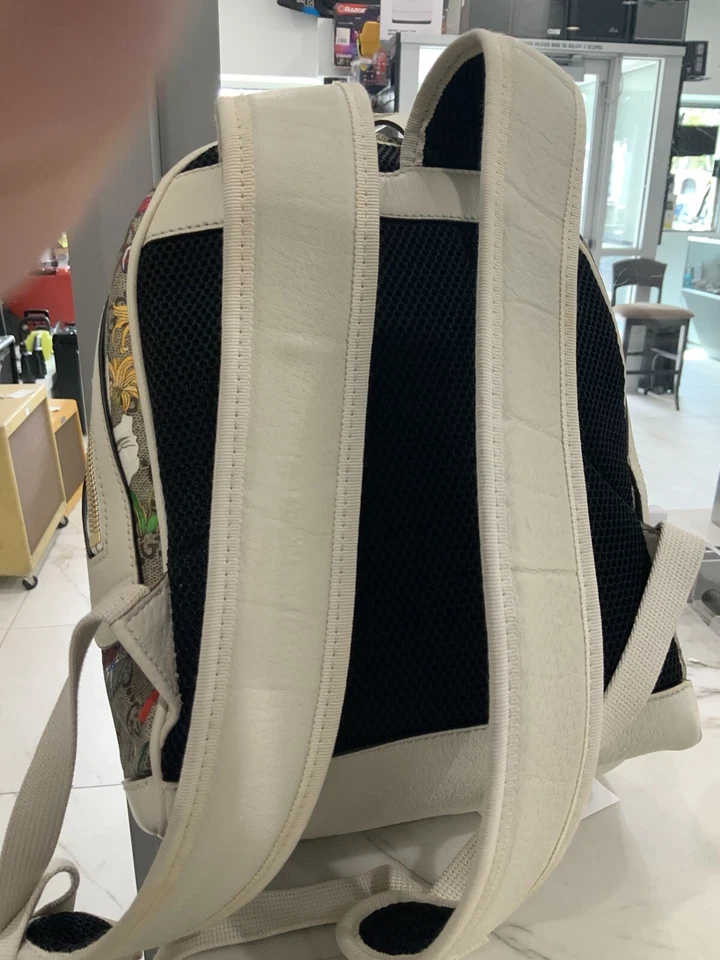 Mochila Pequeña Gucci Ophidia GG Supreme Flora 9.6 Estado Garantizado Genuina Foto 3 de 4