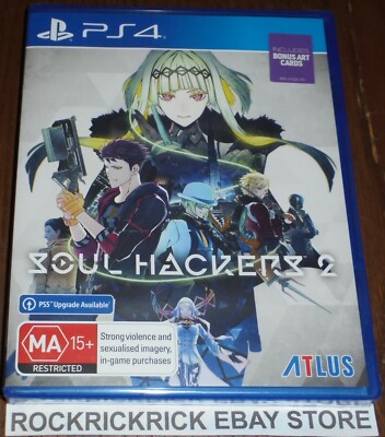PS4 GAME SOUL HACKERS 2 INCLUDES BONUS ART CARDS BRAND NEW SEALED