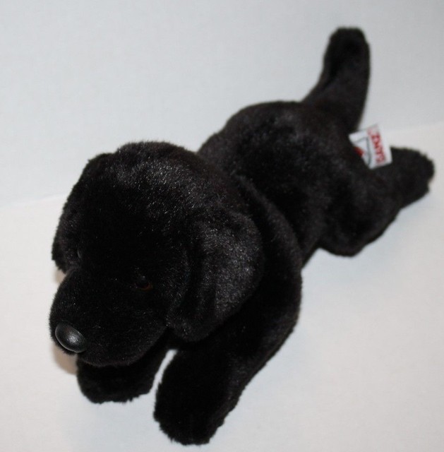 black lab soft toy