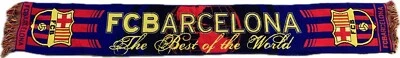 Écharpe Barca Barcelone vintage Barcelona football scarf soccer FCB - Photo 1/3
