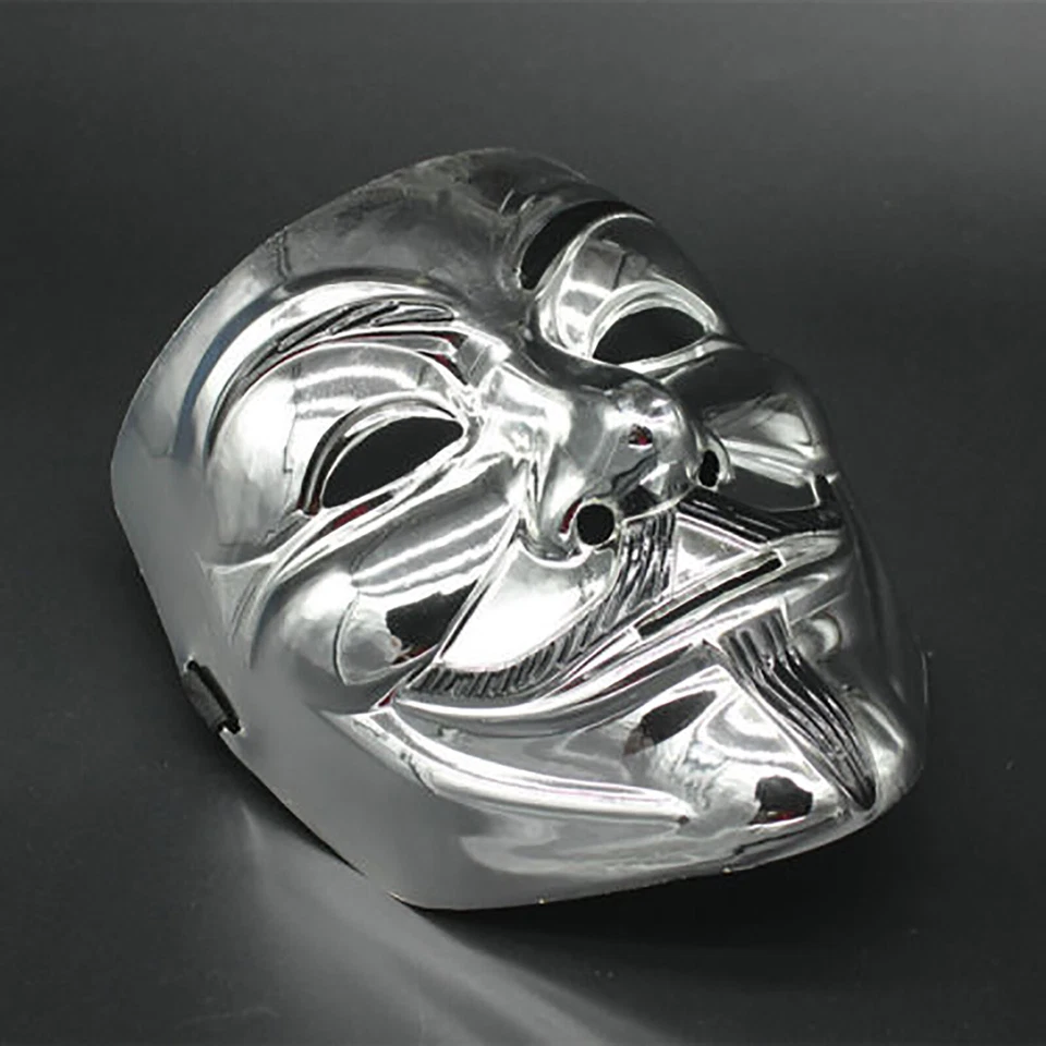 2x Máscara V for Vendetta Halloween Fantasía Juegos con disfraces Fiesta Crear Hombre Anónimo JU Foto 4 de 4