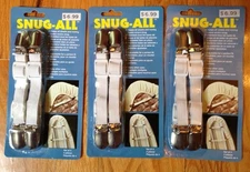 12 METAL CLASP BED SHEET GRIPPERS FASTENERS HOLDERS STRAPS ELASTIC - NEW 3 PACKS