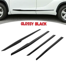 Black Body Door Side Molding Cover Trim fits Toyota Highlander/Kluger 2020-2026