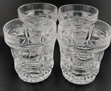 FOUR(4) Crystal Tumblers Highball Glasses Thu...