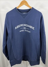 Vintage 1990s Abercrombie  Fitch Reverse Weave Crewneck Sweatshirt Size Large L