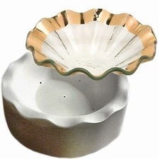 5.25"RD. Deep 1.75" Ruffled Bowl Mold Glass Fusing