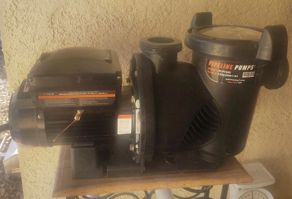 AquaStar Pipeline Pool AP150 Prime Pump Smart Mod. 1.5 HP Variable Speed PLP150S - Image 3 of 4