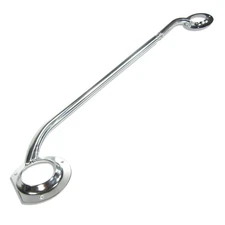 Alu Domstrebe für VW Golf 4 Audi A3 8L Skoda Octavia Aluminium poliert vorne obe