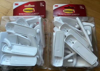 Command  Medium Utility Hooks, Mega Pack, 2 Packs of 20 Hooks