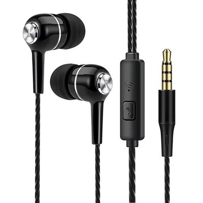 3,5mm In-Ear Kopfhörer Kabel HiFi Bass Mikrofon Gaming Stereo Headset