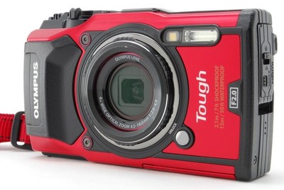 N MINT+++S/C255】OLYMPUS Tough TG-5 Red Waterproof Zoom Lens 12MP
