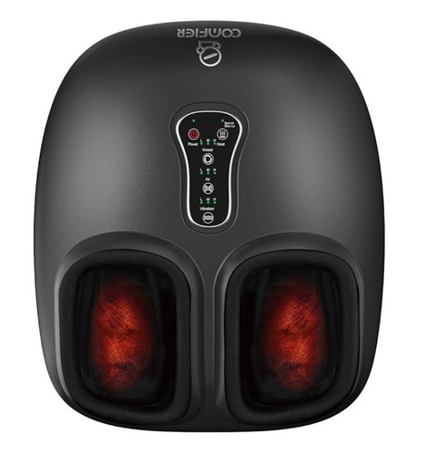 COMFIER Shiatsu Foot Massager with Heat, Vibration, Rolling Compression CF-5212