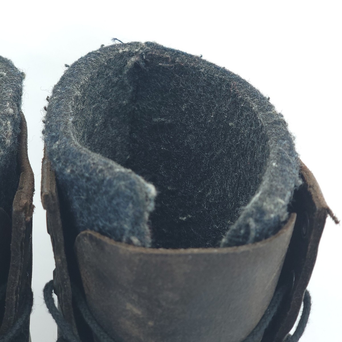 USA Vtg 90s LaCrosse Big Mountain Wool Liner Rubber & Leather Boots Mens 12 USA Vtg 90s NEW LaCrosse Big Mountain -20 Temp Wool Liner  main image 3