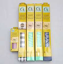 Crafter's Square Permanent Vinyl Roll Lot 4x 12in x 48in  1x 4.5in x 48in