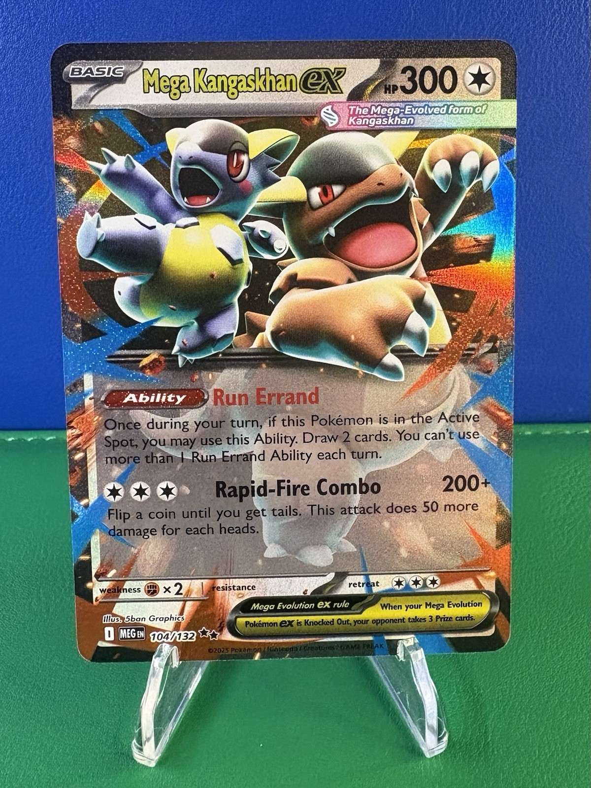 Pokémon TCG Mega Kangaskhan EX #104/132 Mega Evolutions - NM