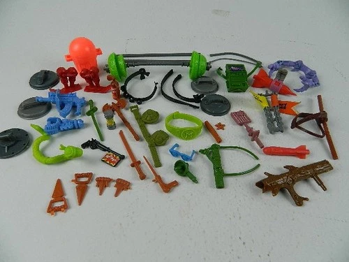 Teenage Mutant Ninja Turtles Vintage Figures and Accessories Lot Over 40 Items