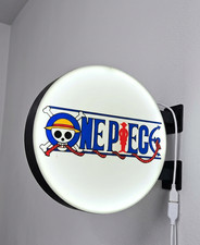 Enseigne One Piece Lumineuse - Impression 3D LED USB - Déco Manga Drapeau 22cm