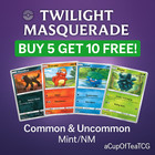 Cartes Pokemon Mascarade Crépuscule Commune & Peu Commune Proche Du Neuf / M Choisissez Votre Carte