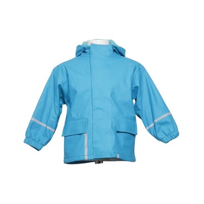 Papagino, Regenjacke, Unisex (Kinder), Größe: 98/104, Blau, Einfarbig #COQ