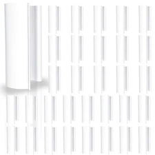32PCS White Snap Clamps for 1/2 Inch Greenhouses PVC Pipe Row Covers Shelters