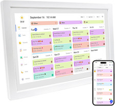 10.1" Digital Calendar Photo Frame, 1080 HD Touch Screen, Wifi, 32GB Storage