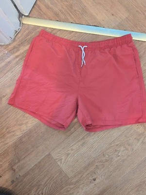Badeshorts 2XL rot wenige kleine Flecken