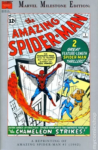 Marvel Milestone Edition Amazing Spider-Man 1A 1st Printing FN 1993 Stock Image