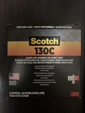 Scotch Linerless Rubber Splicing Tape (130C): 3/4 in. x 30 ft. (Black)