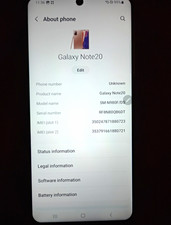 Samsung Galaxy Note20 SM-N980F/DS Smartphone 256GB Android Grau Dual SIM