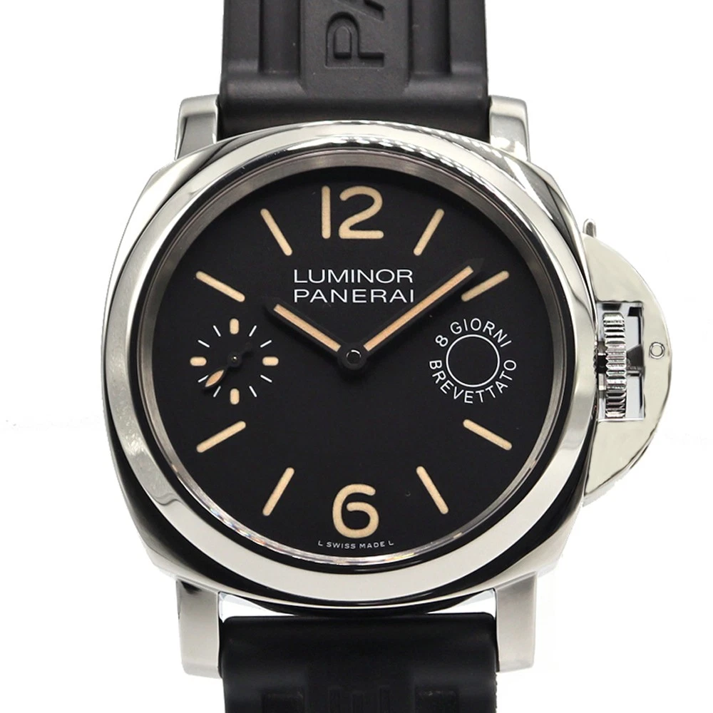 Panerai — Panerai Luminor PAM00590 Stainless Steel Rubber Diamond 44mm 2000 #KNW1877