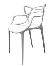 (Originale) Sedia Kartell Masters colore bianco. Philippe Starck designer. 