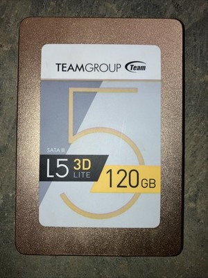 Team Group L5 2.5'' 120GB SATA III 3D SSD T253TD120G3C101 TESTED & WIPED