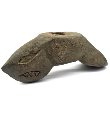 Ancient Prehistoric Neolithic Age Carved Axe Solid Natural Stone 2000 BC