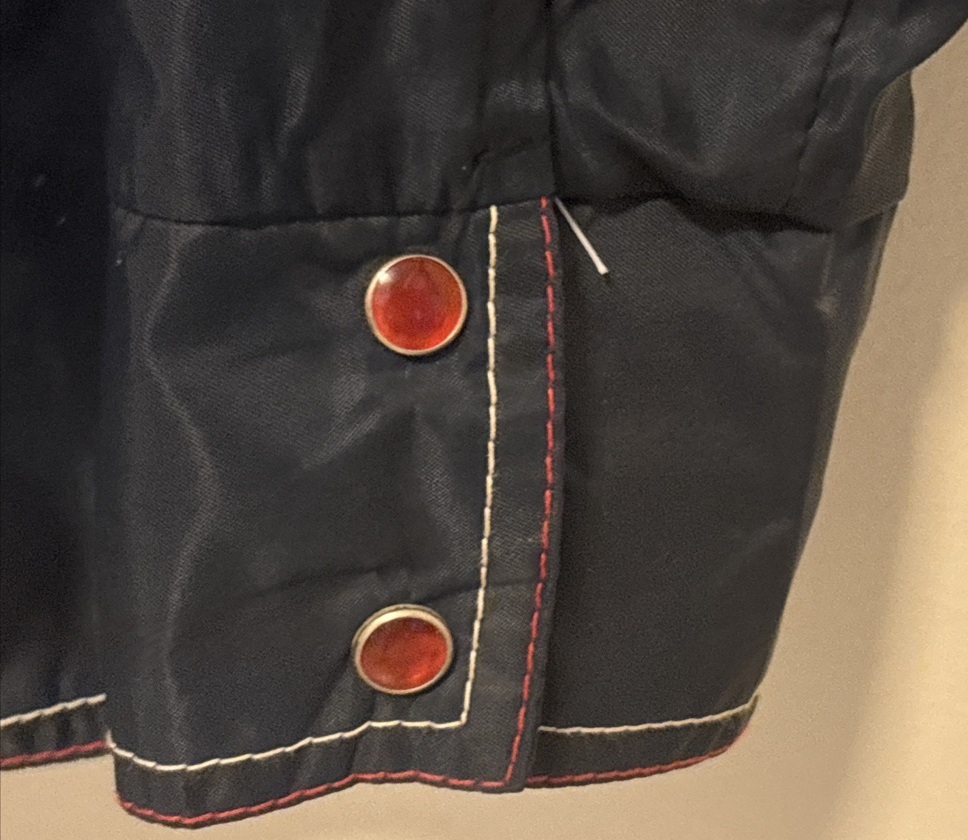 Original Vintage  Jacket with Back Patch  size 36 - image 7