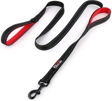 Dog Leash 6Ft Long - Traffic Padded Assorted Sizes , Colors